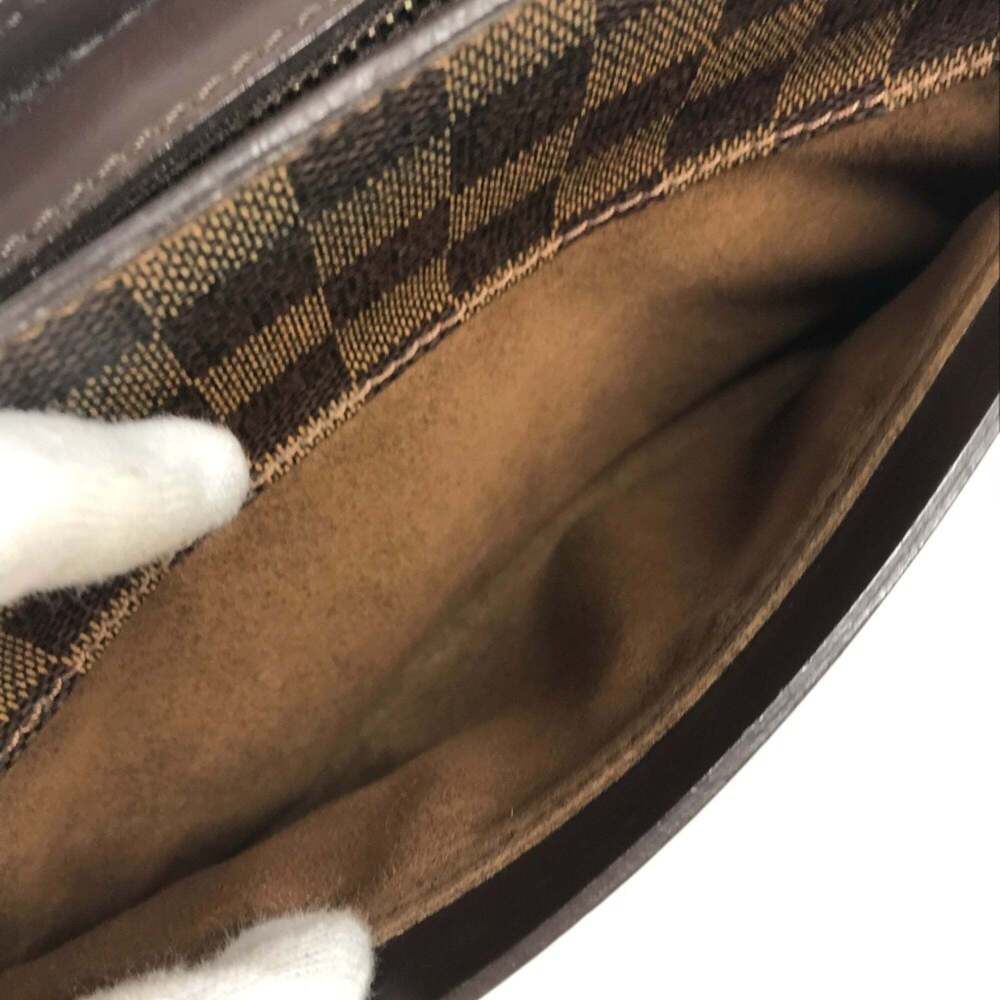 LOUIS VUITTON Authentic Brown Damier Canvas Pouch - Picture 8 of 16
